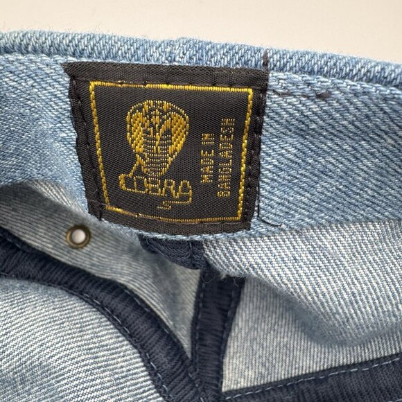 Rare Vintage Cap Hat Alabama Blue Denim Crimson Tide Bama Roll Tide Rhinestone - Picture 4 of 7